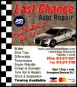 Last Chance Auto Repair For Cars Trucks logo